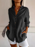 Orelia | Elegant button-down blouse