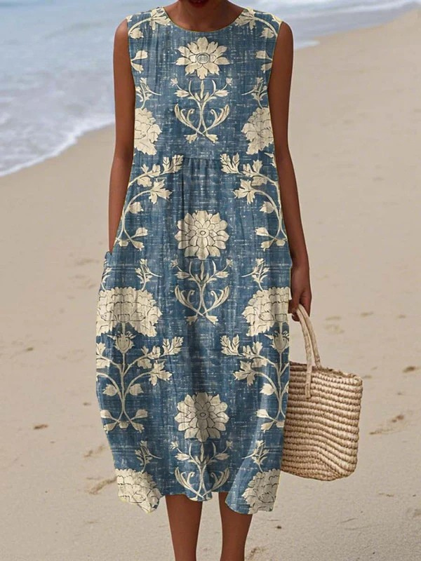 Beille | Robe midi bohème
