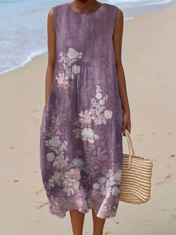 Ruby | Robe midi fleurie
