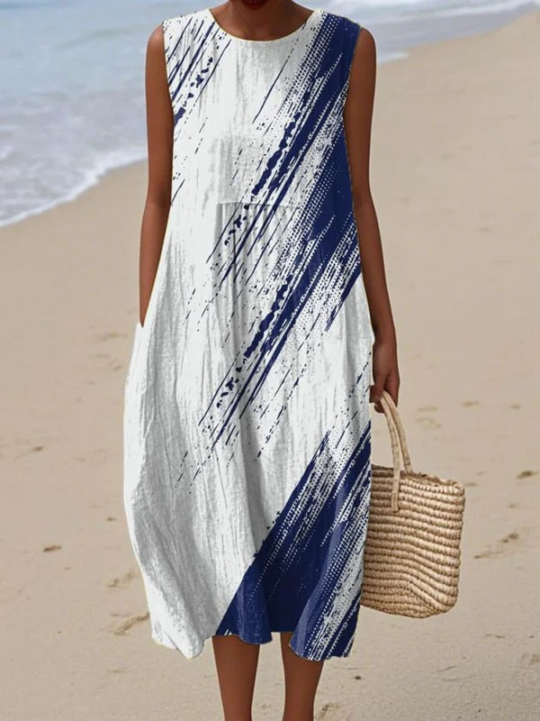 Faith | Robe midi coup de pinceau