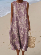 Mia | Robe midi fleurie
