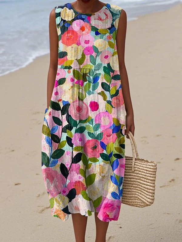 Avant | Robe Midi Fleurie