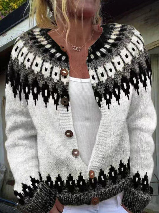 Skylar | Inkblot Diamond Cardigan