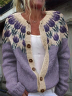 Jolene | Lavender Tulip Cardigan