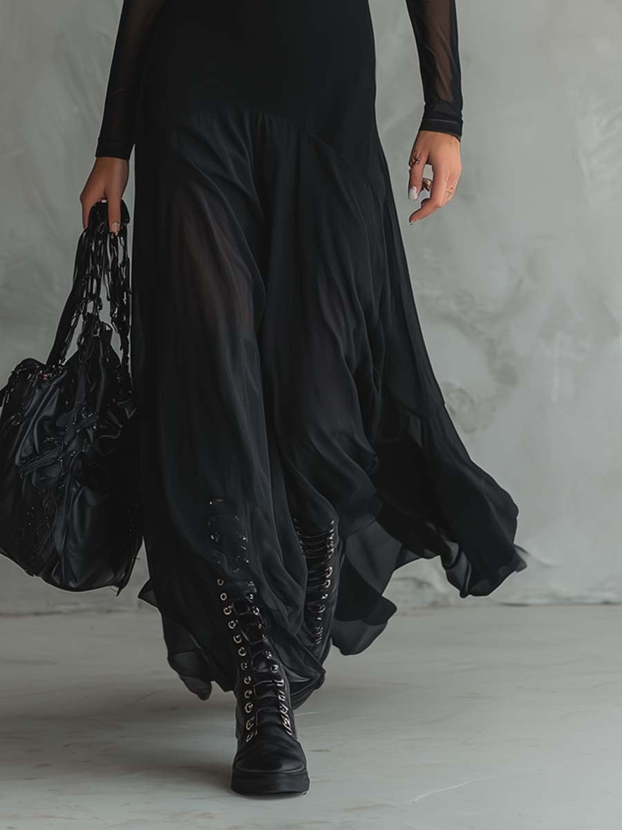 Leonor | Robe longue à la coupe élégante