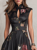 Mianna | Keyhole Pleated Satin