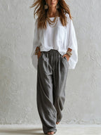 Margaret | Relaxed Top & Wide-Leg Pants Set