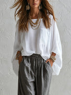 Margaret | Relaxed Top & Wide-Leg Pants Set