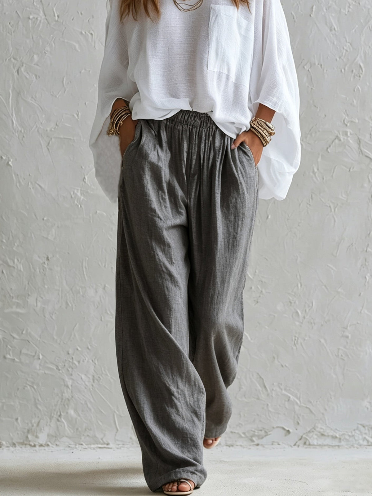Margaret | Relaxed Top & Wide-Leg Pants Set