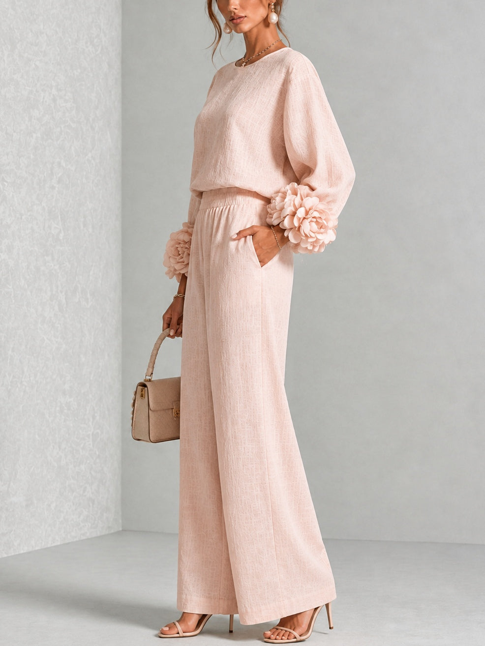 Savannah | Floral Cuff Two-Piece Set