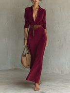 Aurelia | Suede Belted Dress