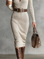 Noa | Elegant knitted dress