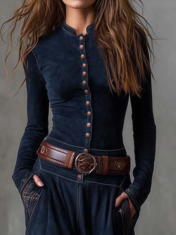 Leonora | Robe vintage avec ceinture