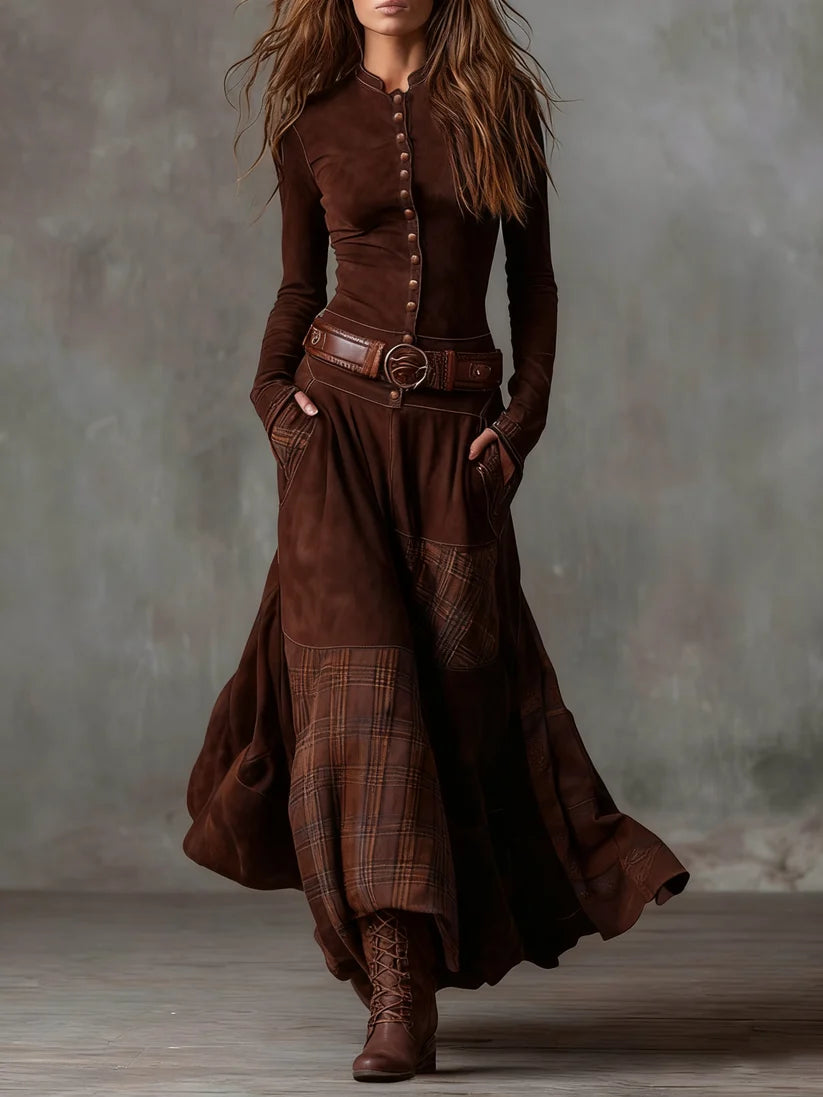 Leonora | Vintage Dress with Belt