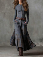 Leonora | Vintage Dress with Belt