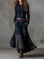Leonora | Vintage Dress with Belt
