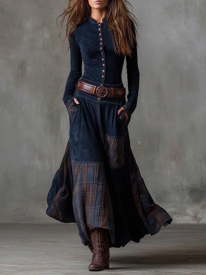 Leonora | Vintage Dress with Belt