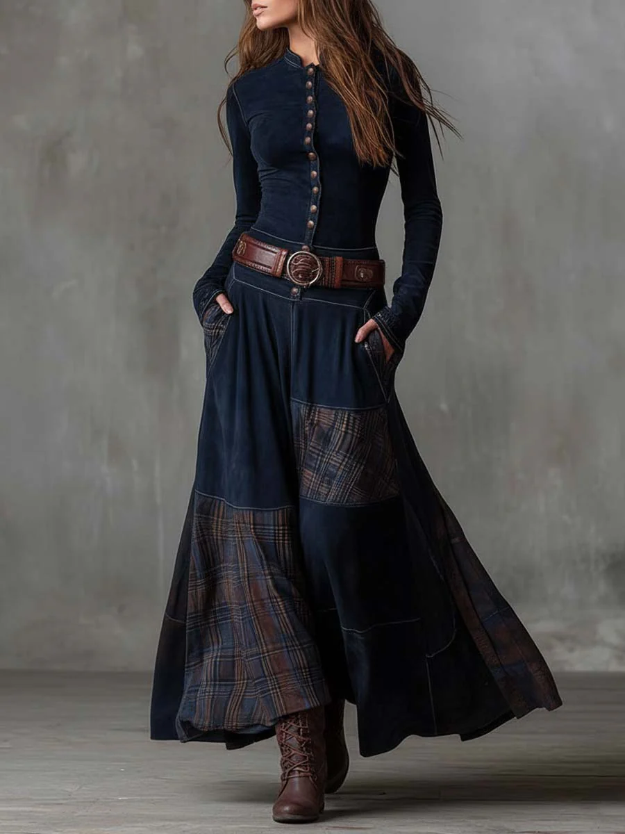 Leonora | Robe vintage avec ceinture
