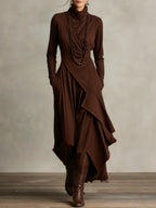 Claire | Elegant maxi dress with a draped design