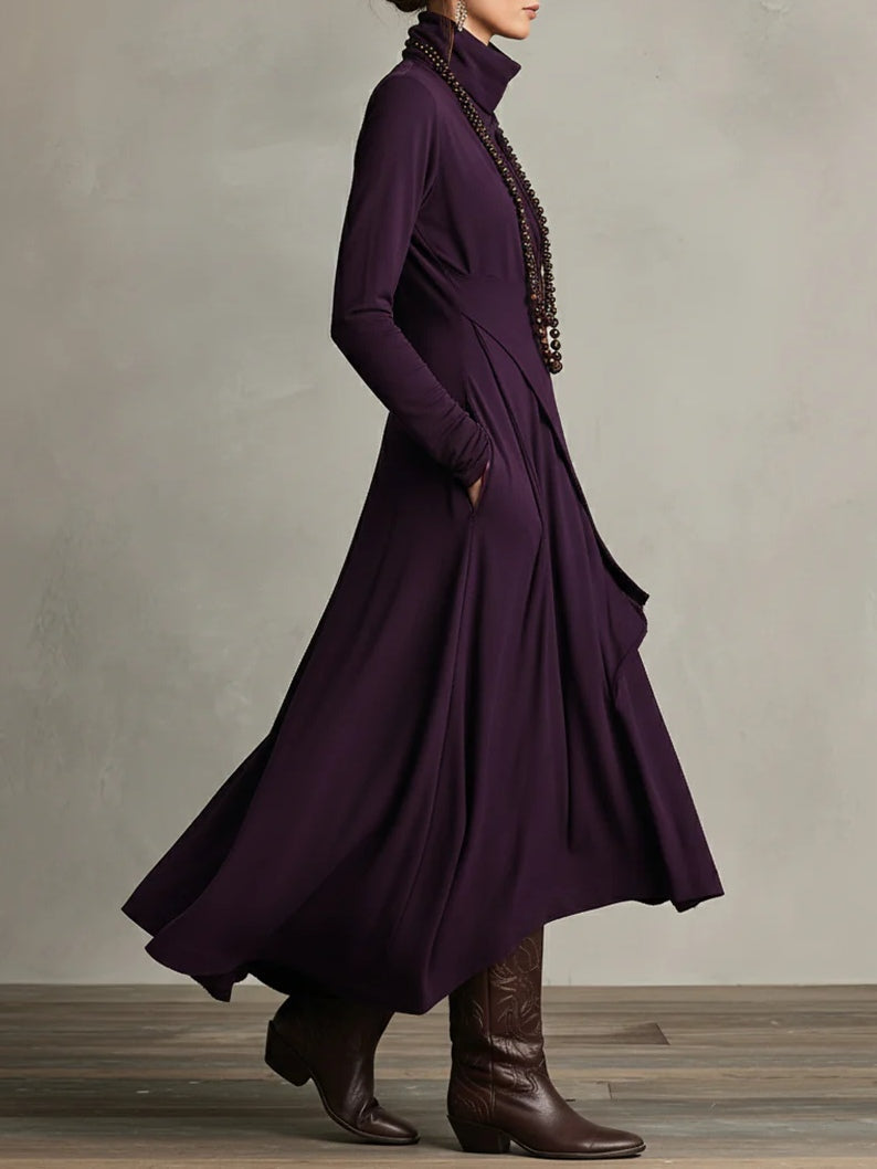 Claire | Elegant maxi dress with a draped design
