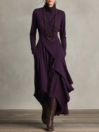 Claire | Elegant maxi dress with a draped design