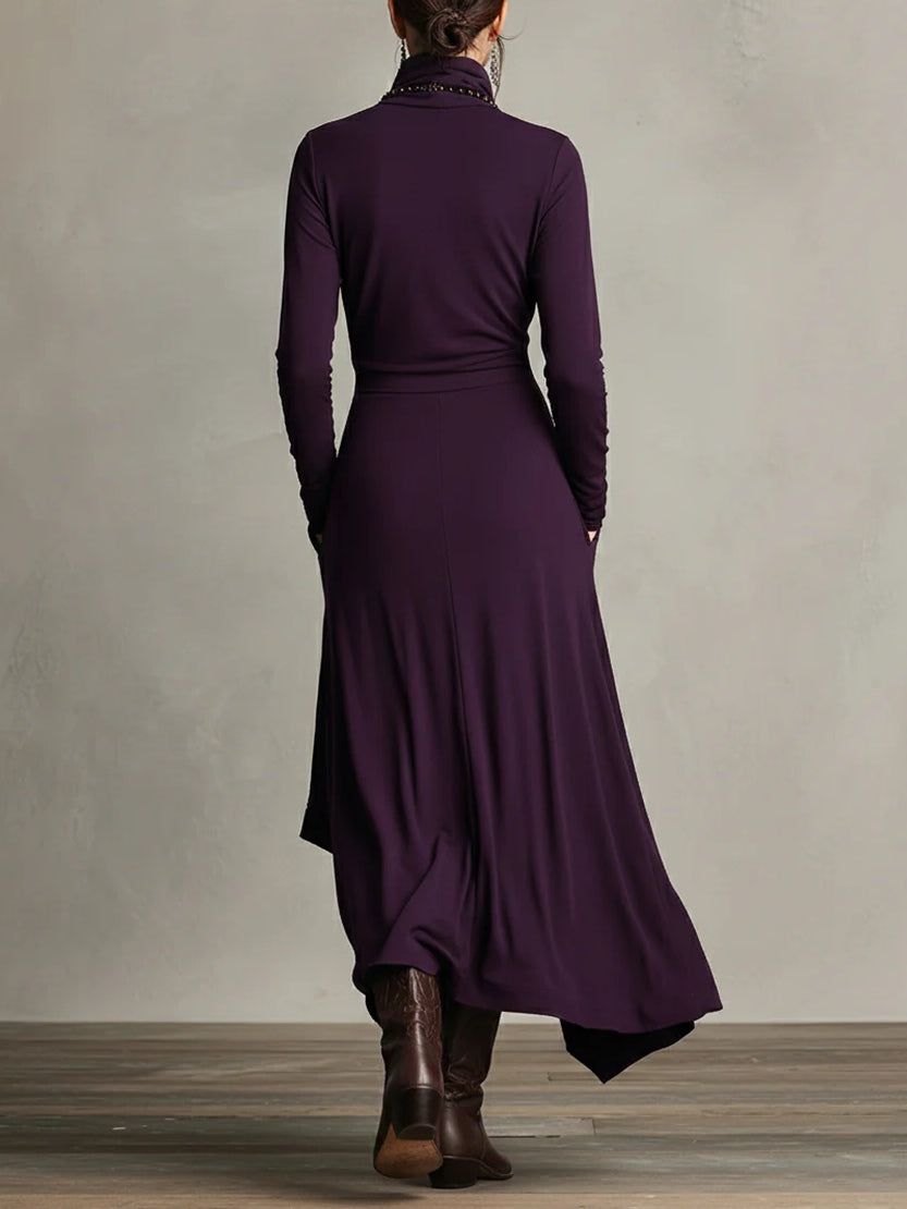 Claire | Elegant maxi dress with a draped design
