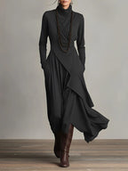 Claire | Elegant maxi dress with a draped design