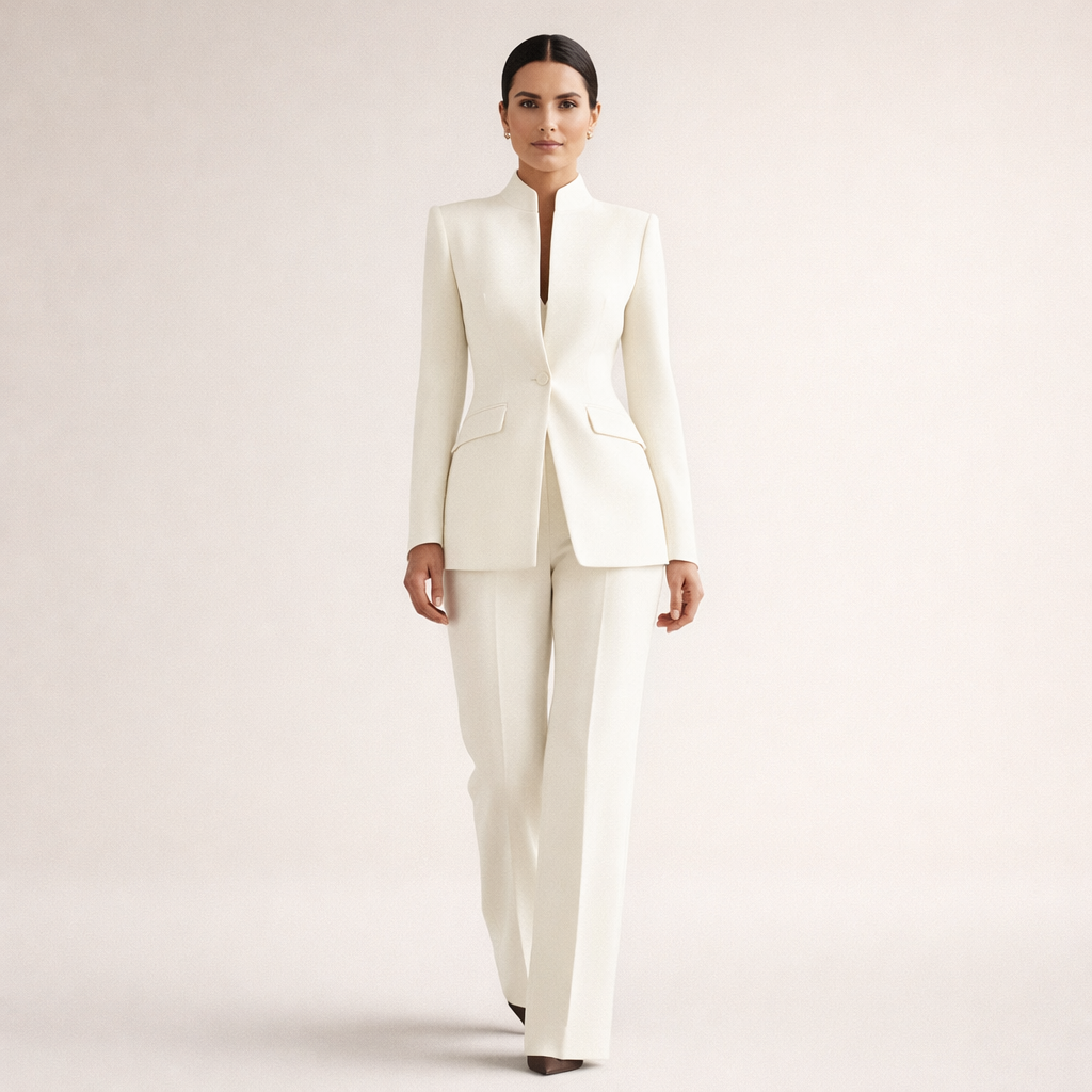 Vanna | Tailored Wide-Leg Pantsuit
