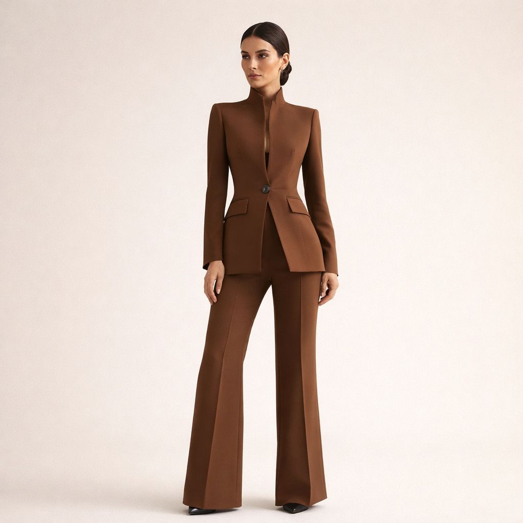 Vanna | Tailored Wide-Leg Pantsuit