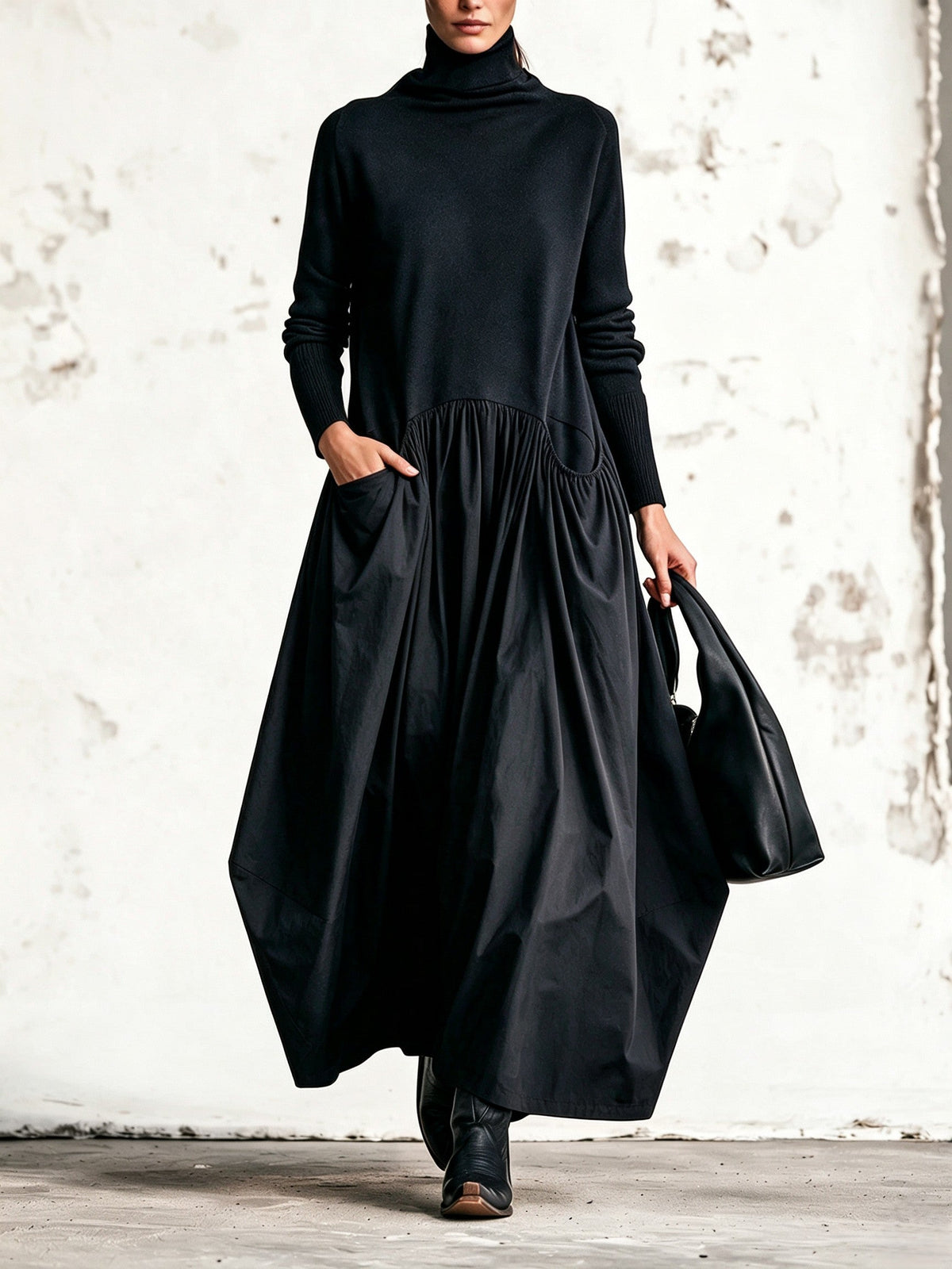 Monroe | High Neck Maxi Dress