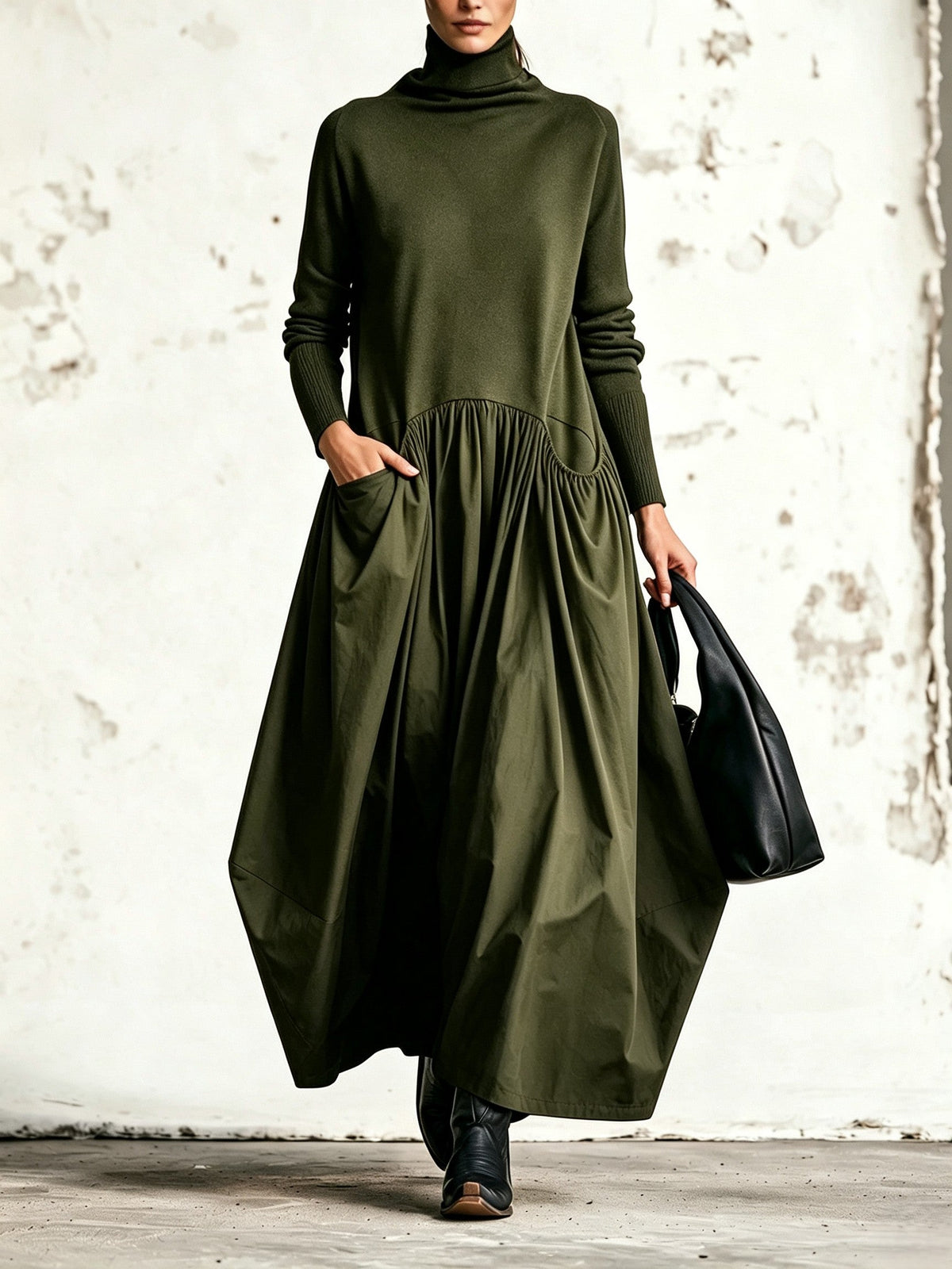 Monroe | High Neck Maxi Dress