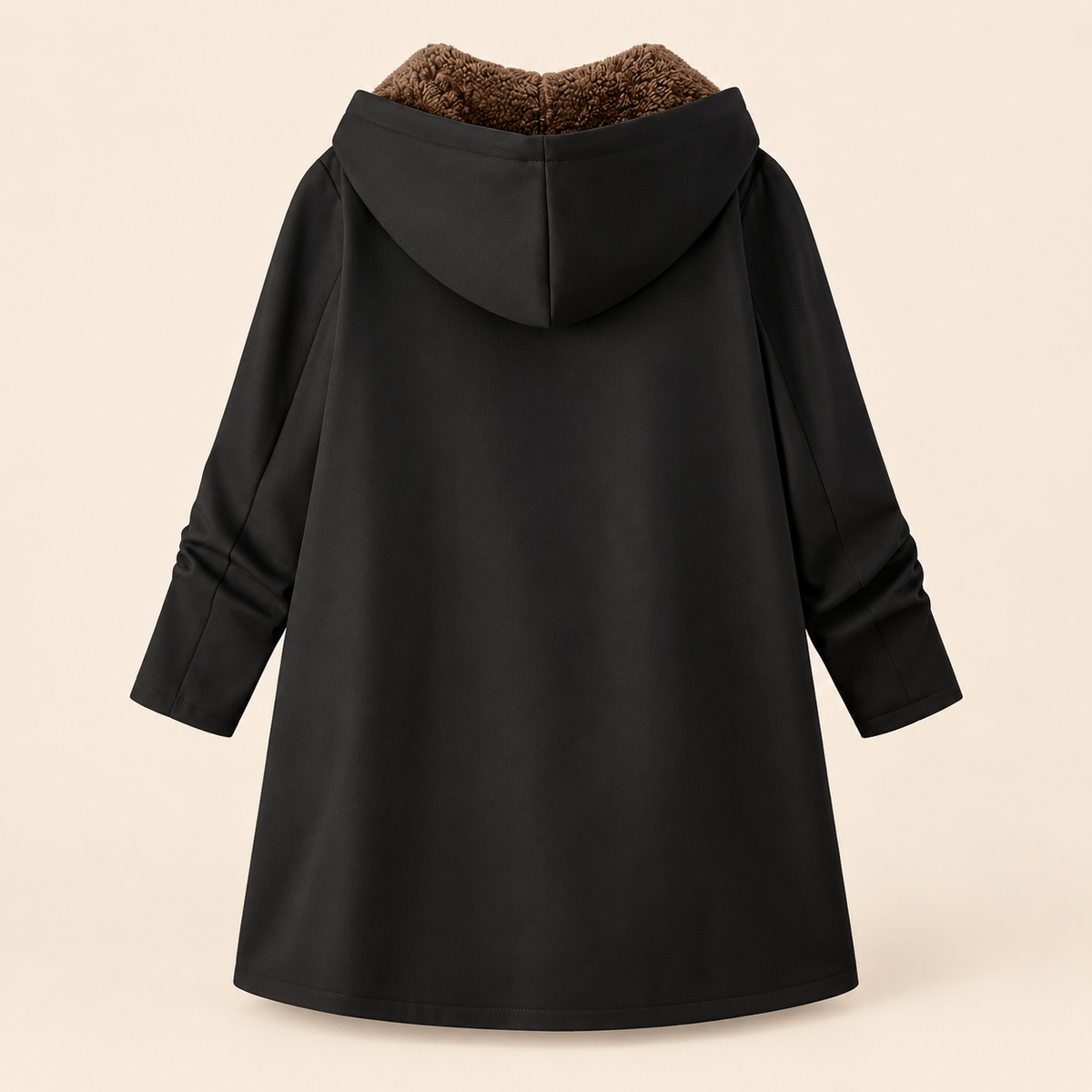 Adelyn | Cozy Sherpa-Lined Hooded Coat