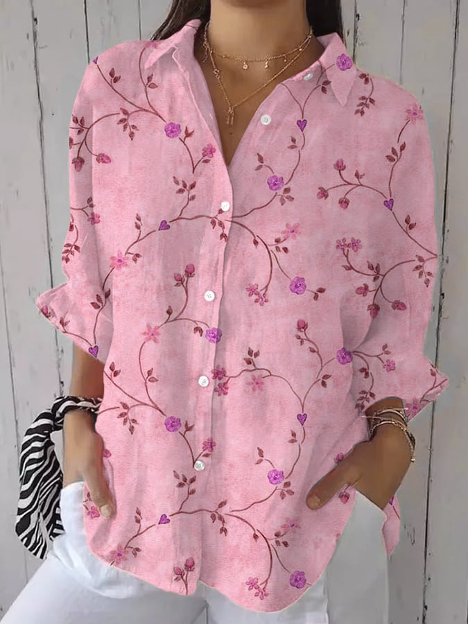 Liva | Blouse brodée