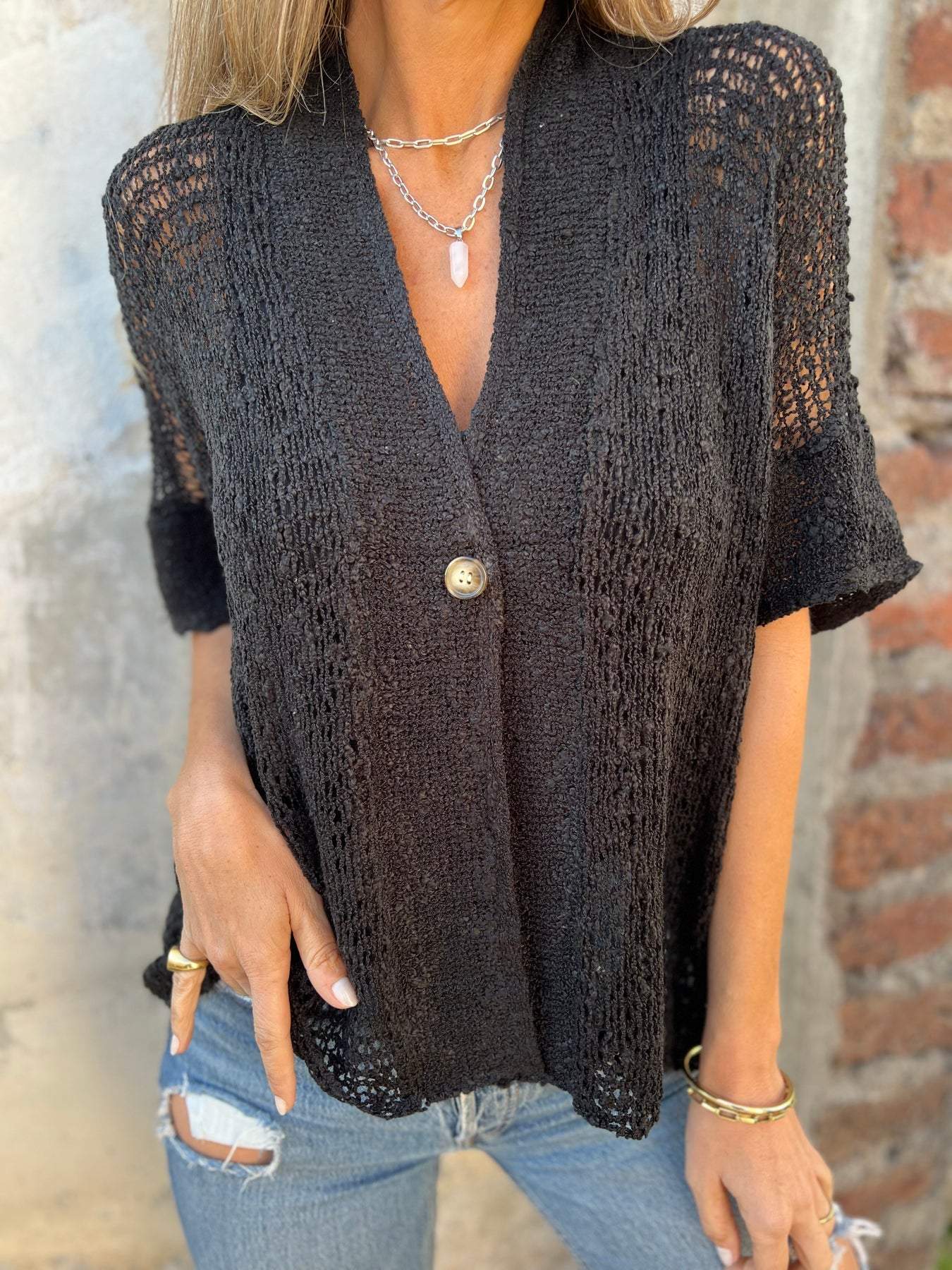 Roseville | Elegant Textured Top