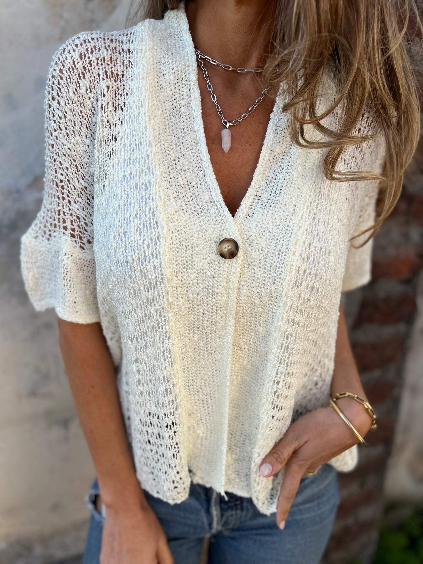 Roseville | Elegant Textured Top
