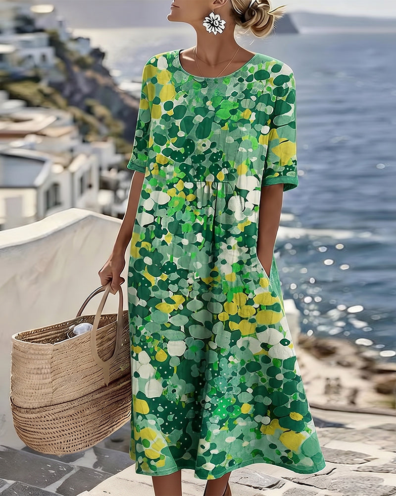 Eleonor | Robe midi fleurie