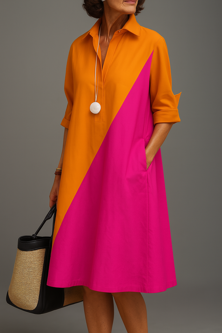 Kayla | Robe midi élégante et soignée
