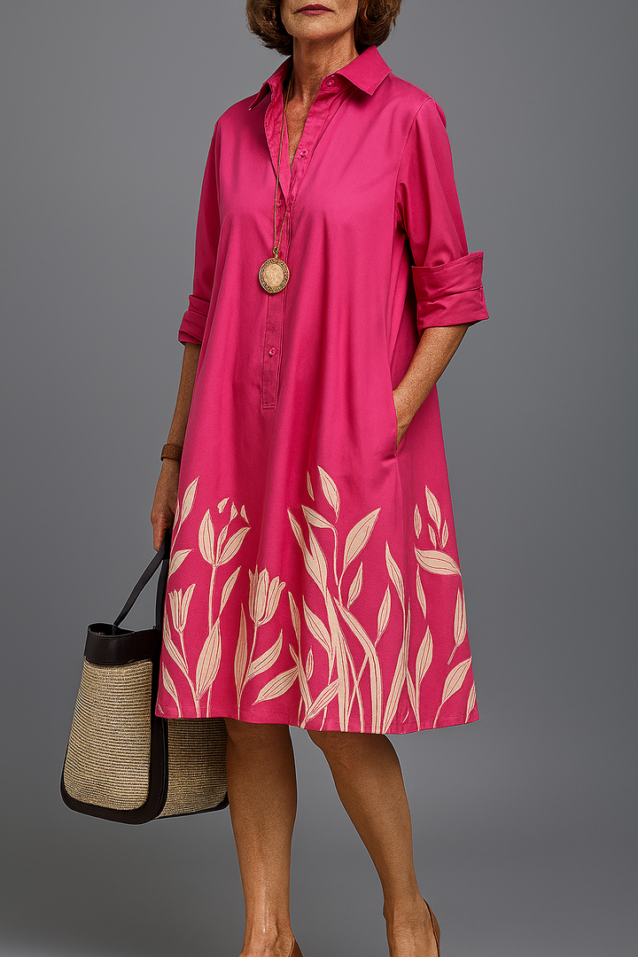 Grace | Robe midi soignée et stylée