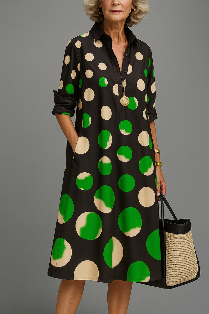 Naomi | Robe midi élégante et soignée