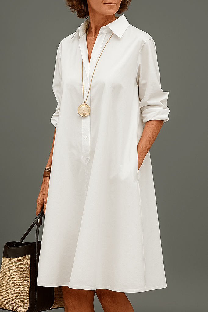 Sadie | Robe mi-longue soignée et élégante