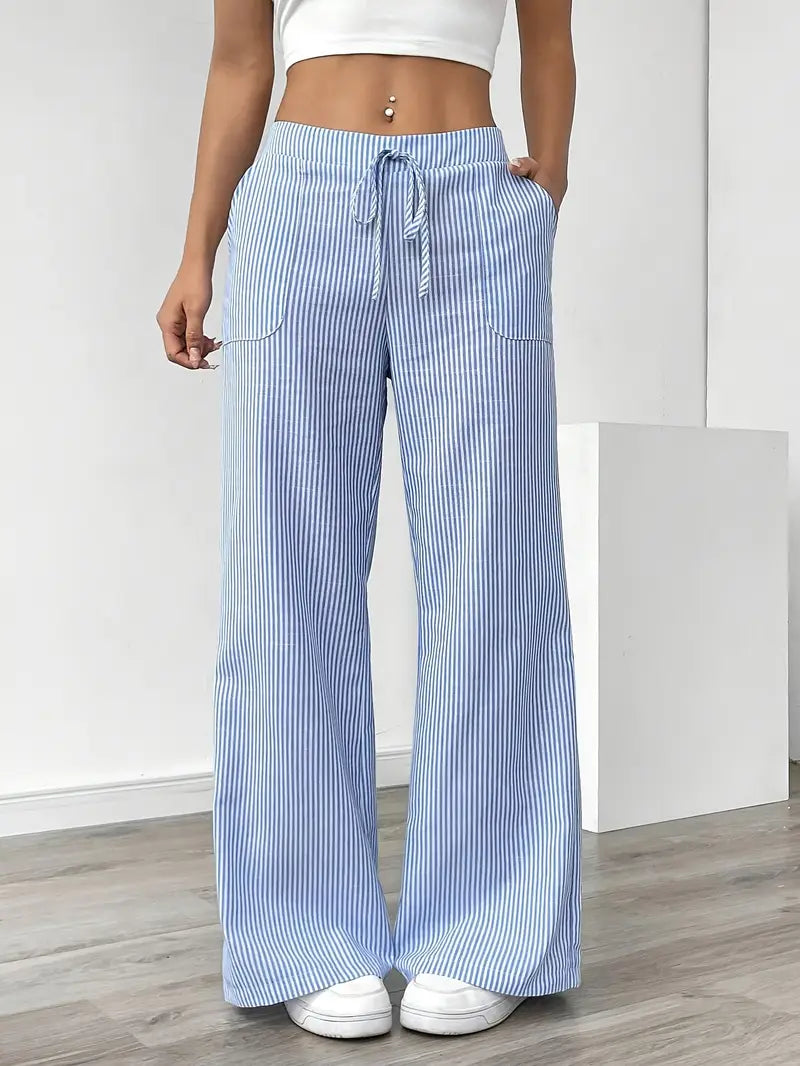 Élise | Pantalon à rayures