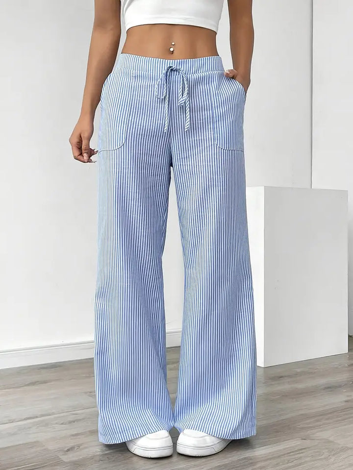 Élise | Pantalon à rayures