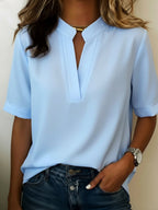 Valerisse | Elegant blouse with sophisticated collar