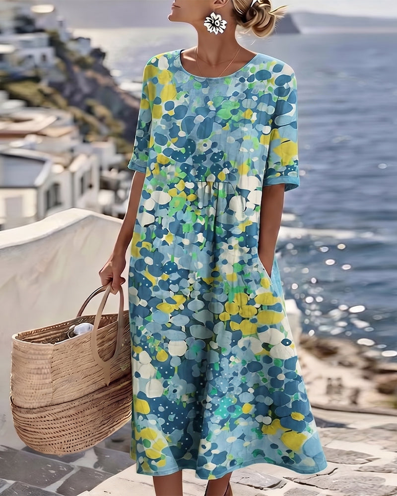 Eleonor | Robe midi fleurie