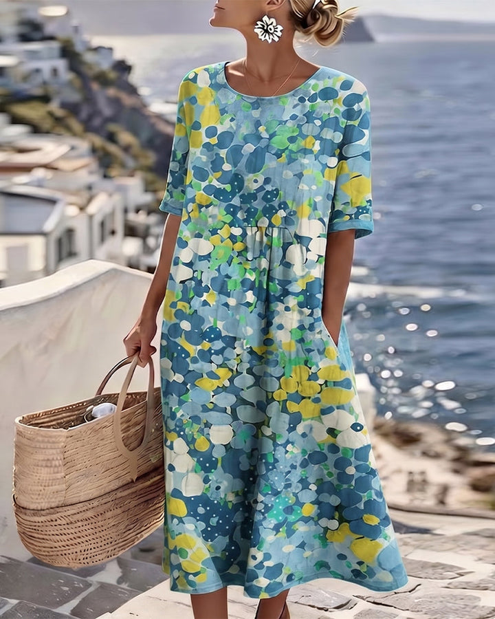 Eleonor | Robe midi fleurie