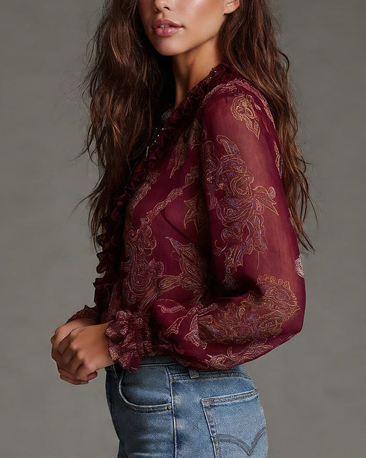 Nuvia | Blouse rétro
