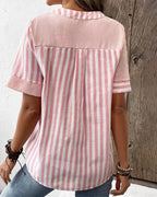 Meline | Soft Striped Blouse