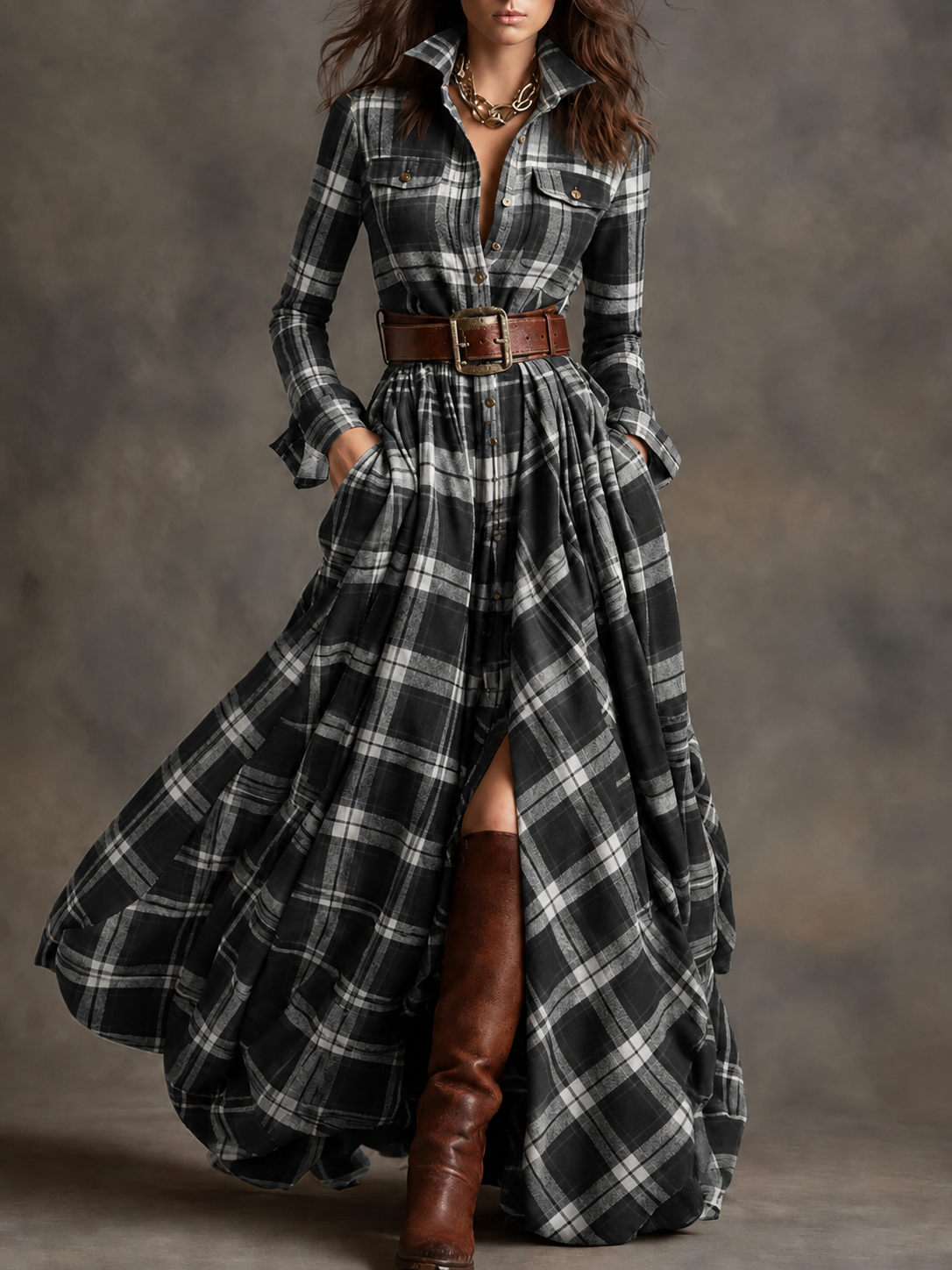 Scarlett | Belted dress