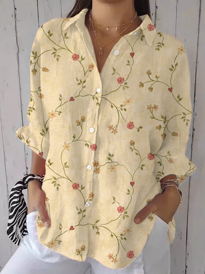Liva | Blouse brodée