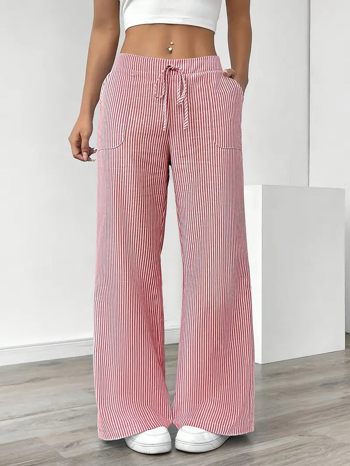 Élise | Pantalon à rayures